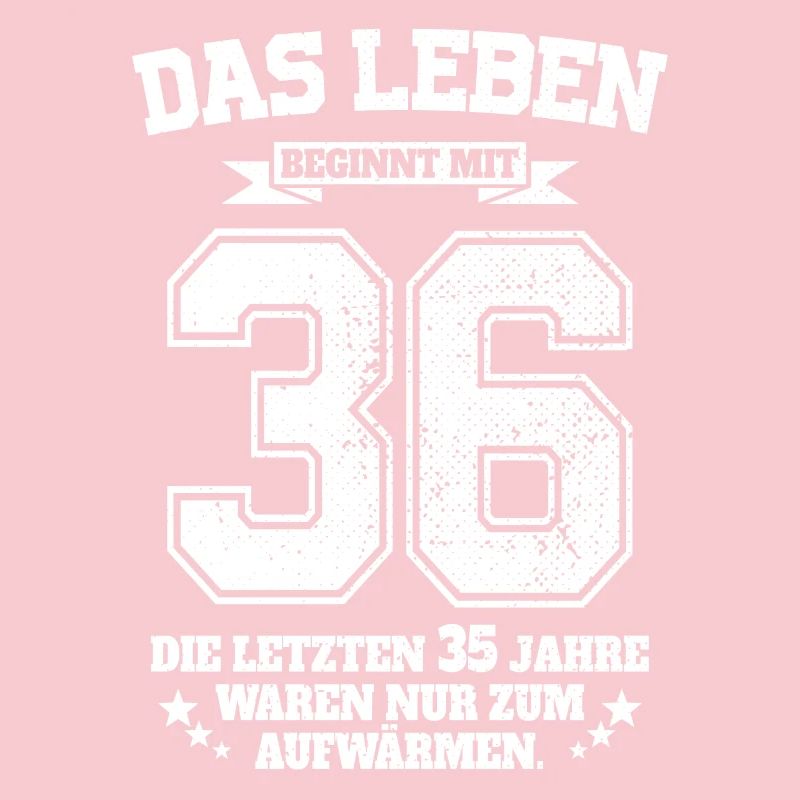 36. Geburtstag Geschenk Das Leben Beginnt Mit 36