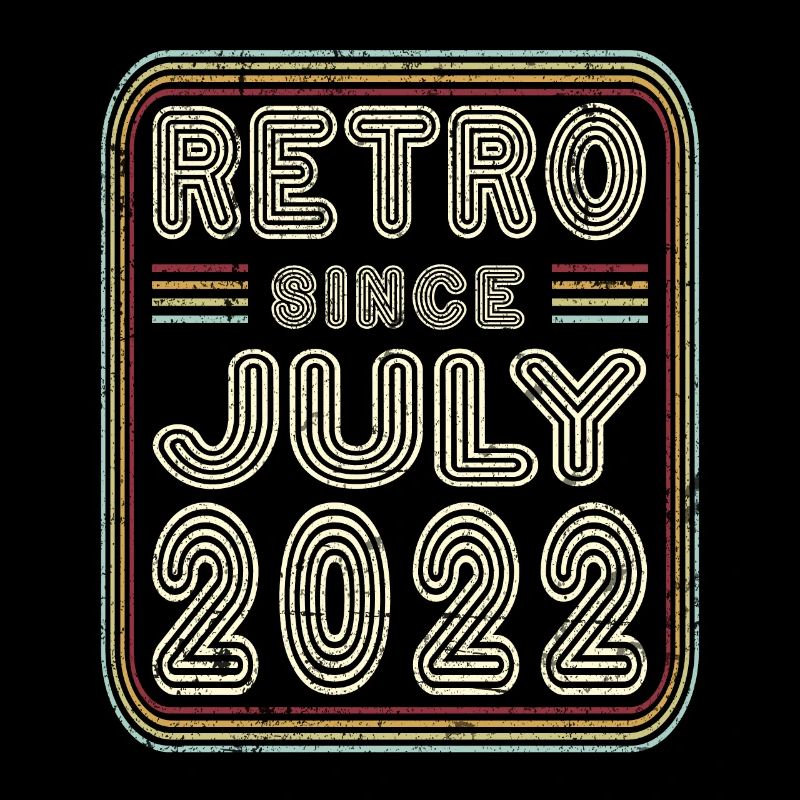 Birthday July 2022 Retro Gift