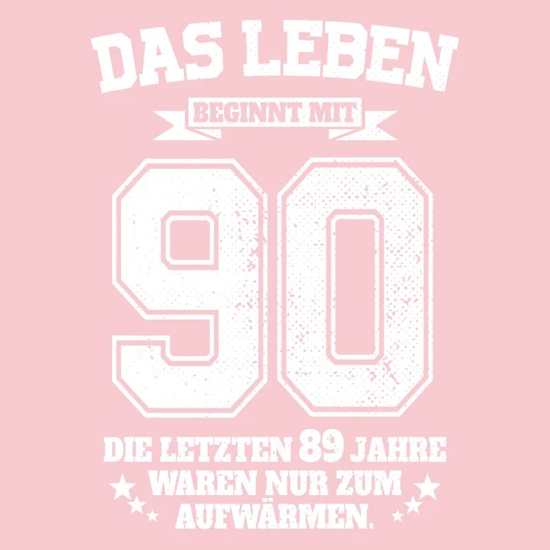 90. Geburtstag Geschenk Das Leben Beginnt Mit 90