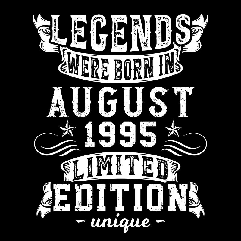 Anniversaire Août 1995 année Edition Limitée Rétro
