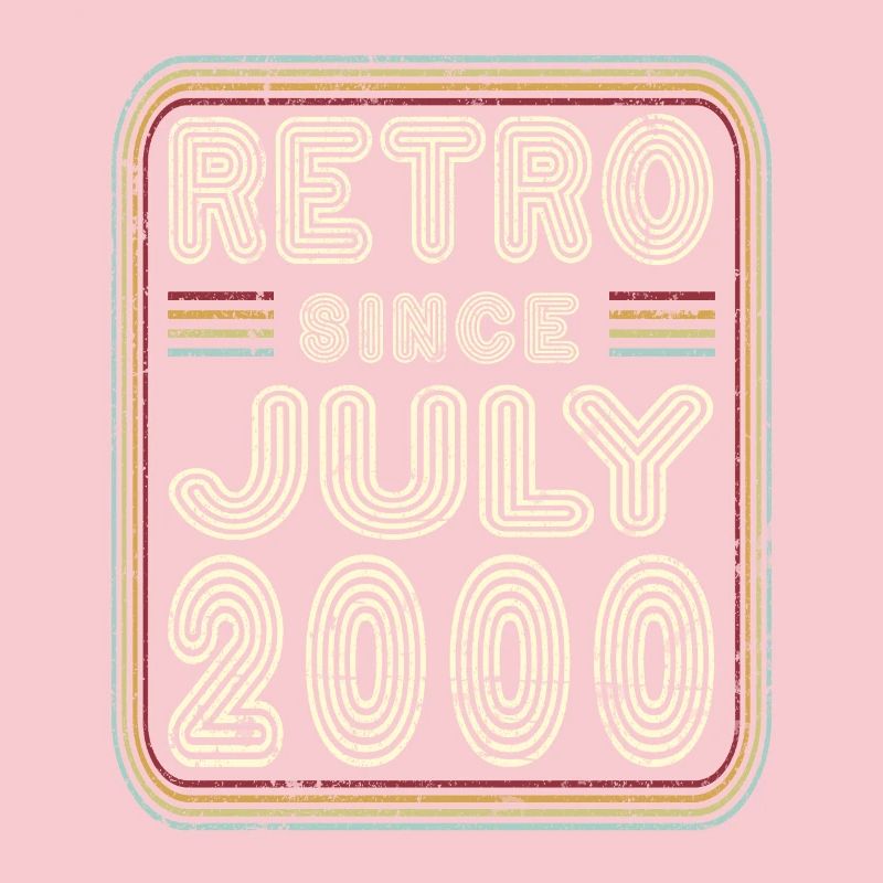 Birthday July 2000 Retro Gift