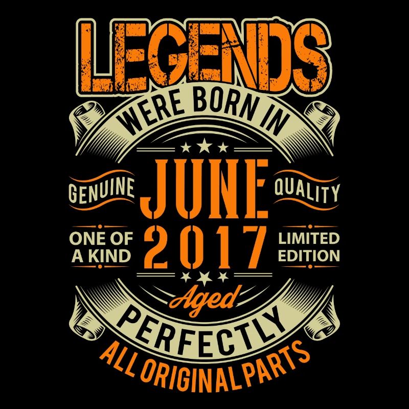 2017 Juni Geburtstag Legende