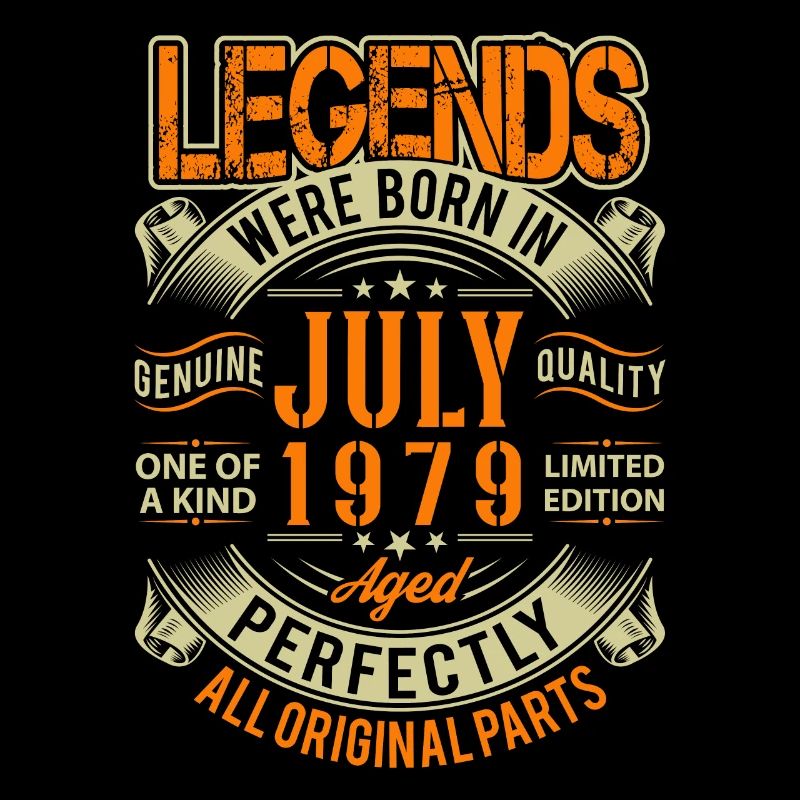 1979 July Birthday Legend
