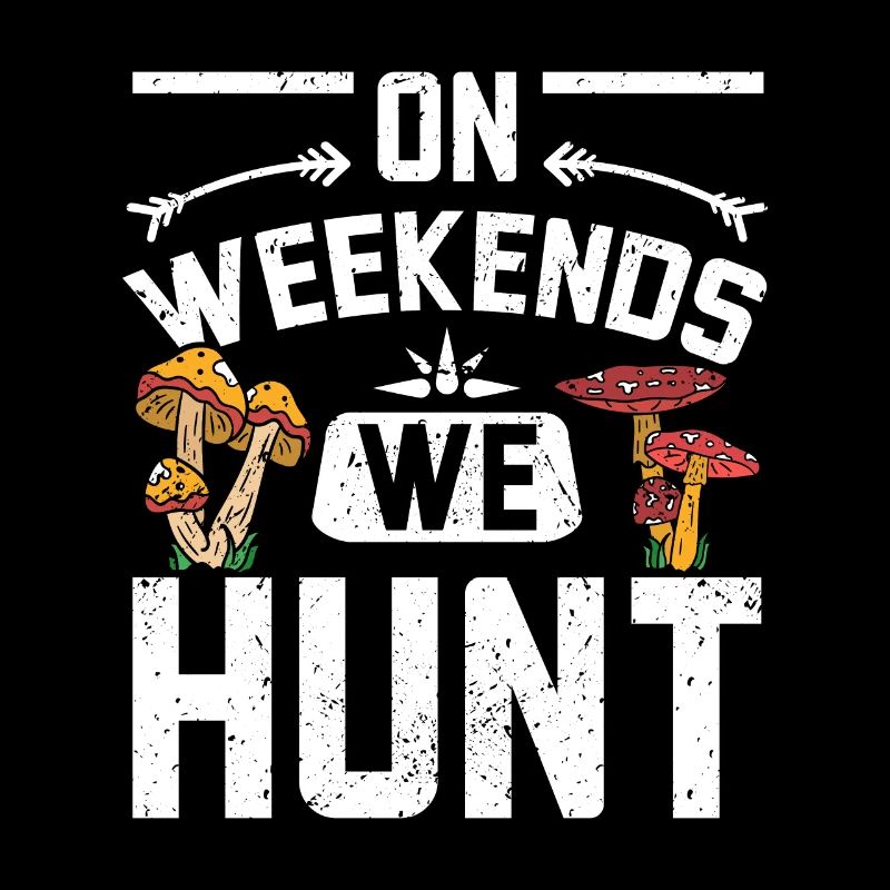 Le week-end, nous chassons les champignons