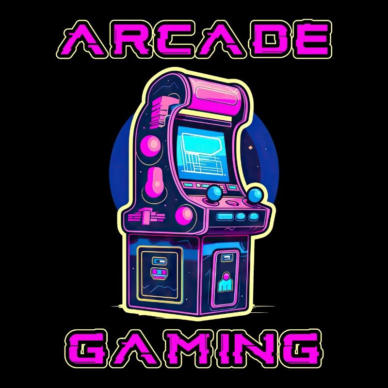 Arcade Gaming Retro Slots Games 80s Gamer