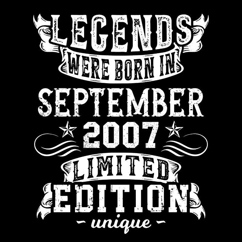 Birthday September 2007 Year Limited Edition