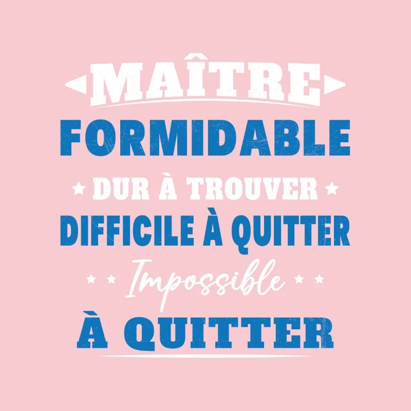 Maître formidable idée cadeau maître d'école