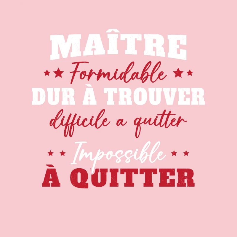 Maître formidable idée cadeau maître d'école