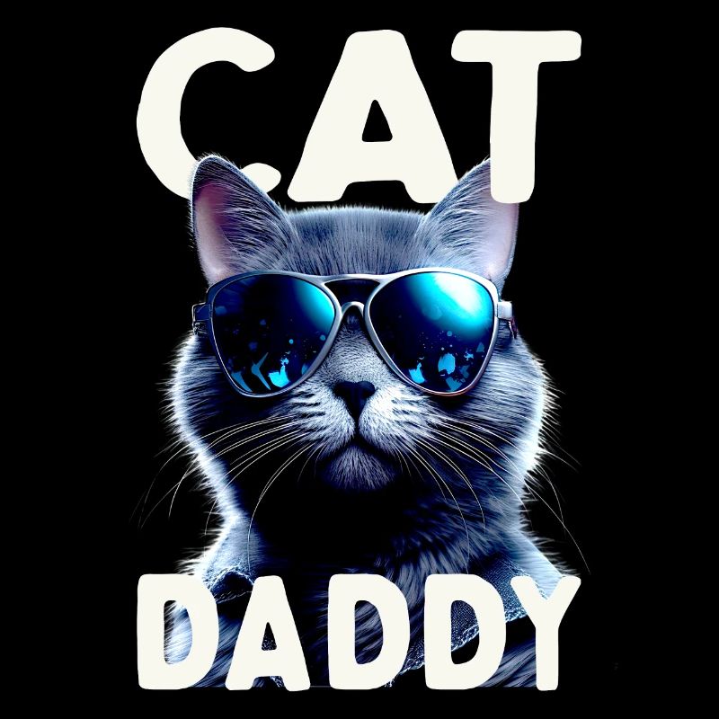 Cat Daddy Cats Father Cat Dad Dad Father's Day Cat