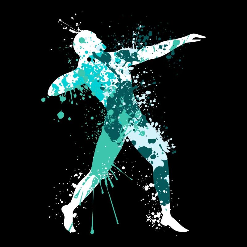 Splash Track And Field Shot Put Athlete