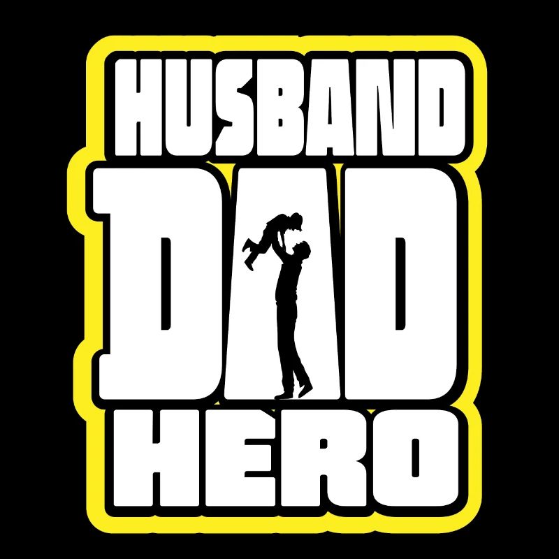 Ehemann Papa Held Retro