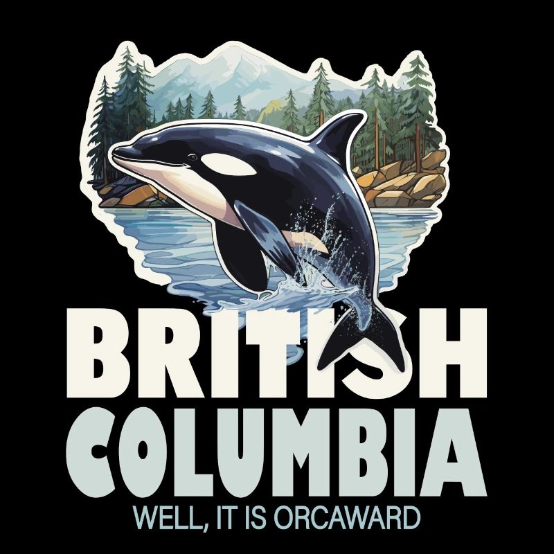Orque souvenir de la Colombie-Britannique