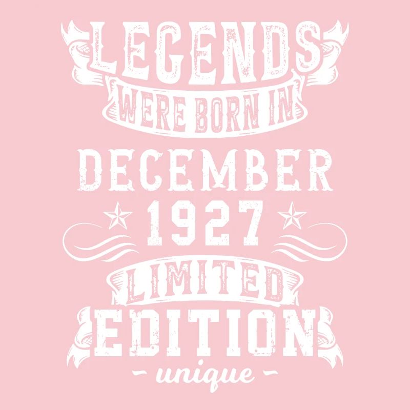 Date de naissance: Décembre 1927 année, Edition limitée
