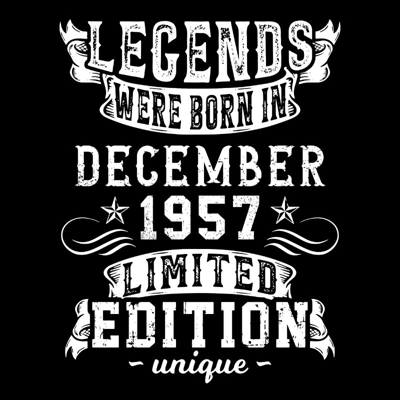 Date de naissance: Décembre 1957 année, Edition limitée