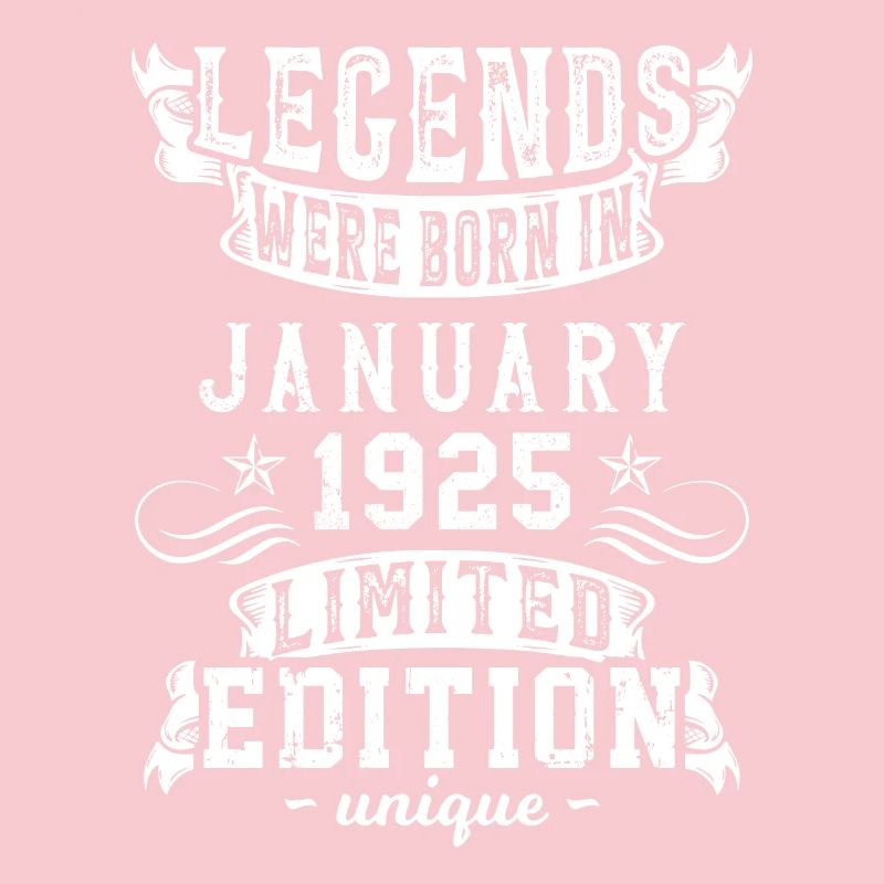 Anniversaire Janvier 1925 année Edition Limitée