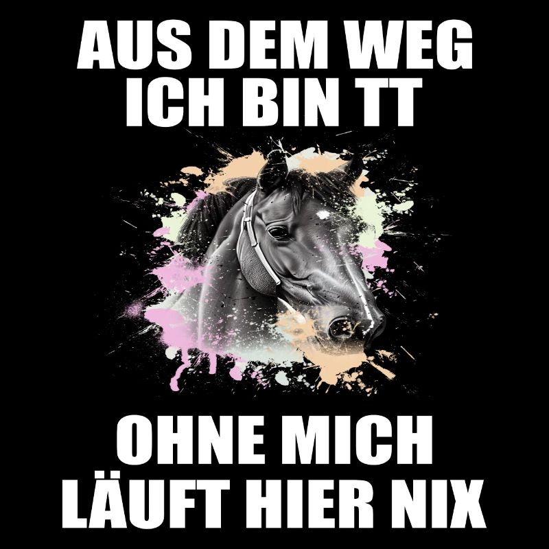 Tuniertrottel ich mach hier alles Pferd Rappe
