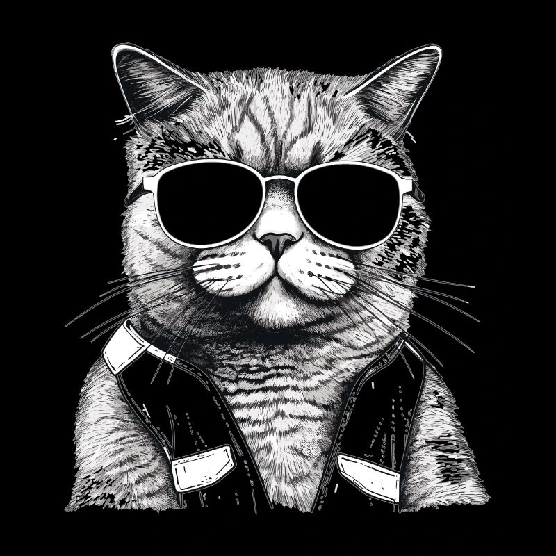 britisch kurzhaar Katze mit Sonnenbrille