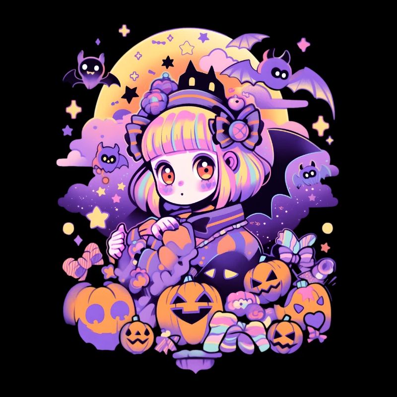 Anime Halloween Mädchen
