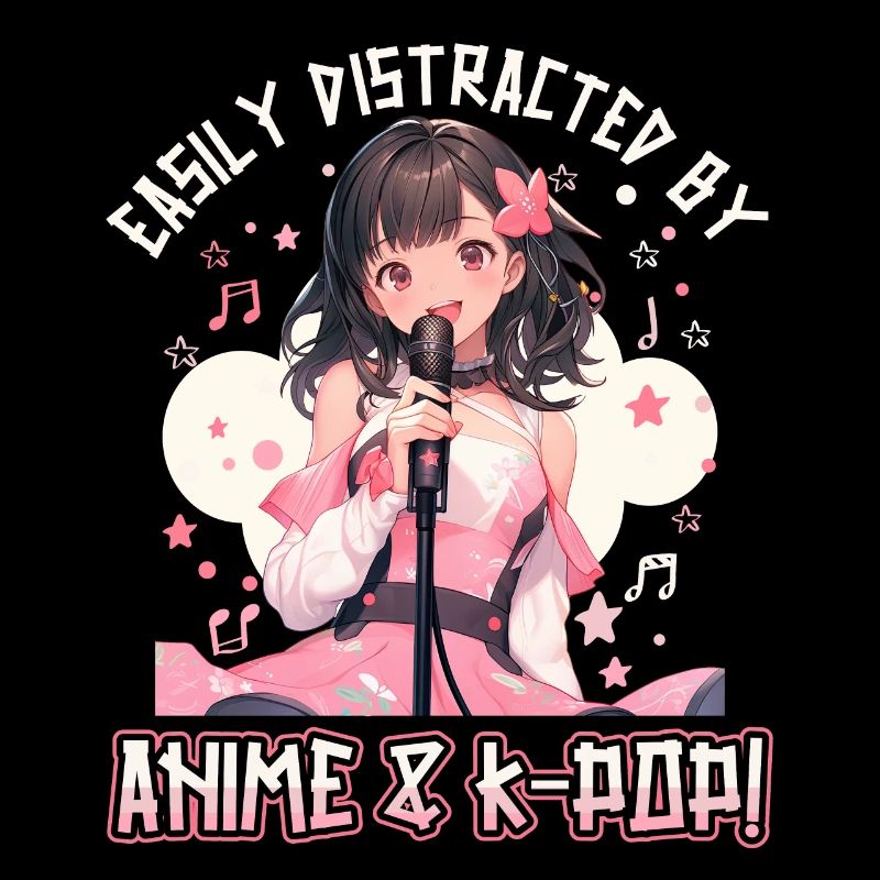 Easily distracted by Anime and K-Pop