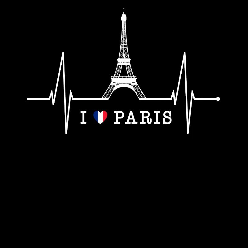 Paris Skyline Herzschlag Eiffelturm Frankreich
