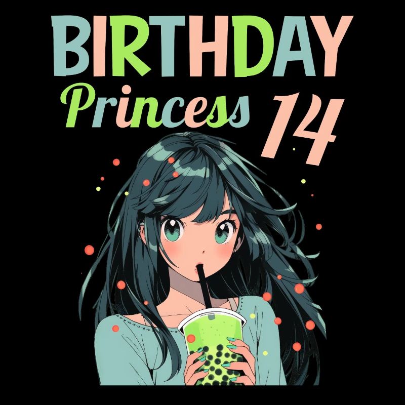 Anime Mandga Boba Bubble Tea 14e anniversaire