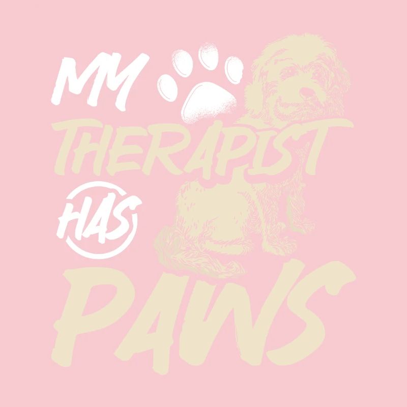 My therapist has paws cockapoo