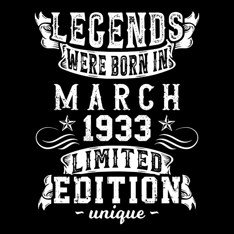 Anniversaire Mars 1933 année Edition Limitée