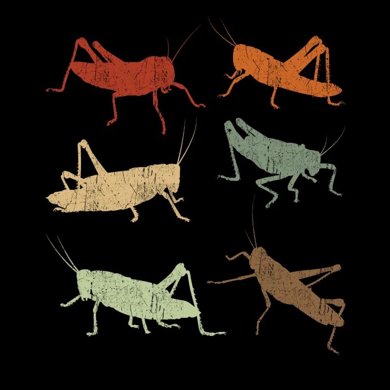 Grasshopper Retro Vintage Grasshoppers