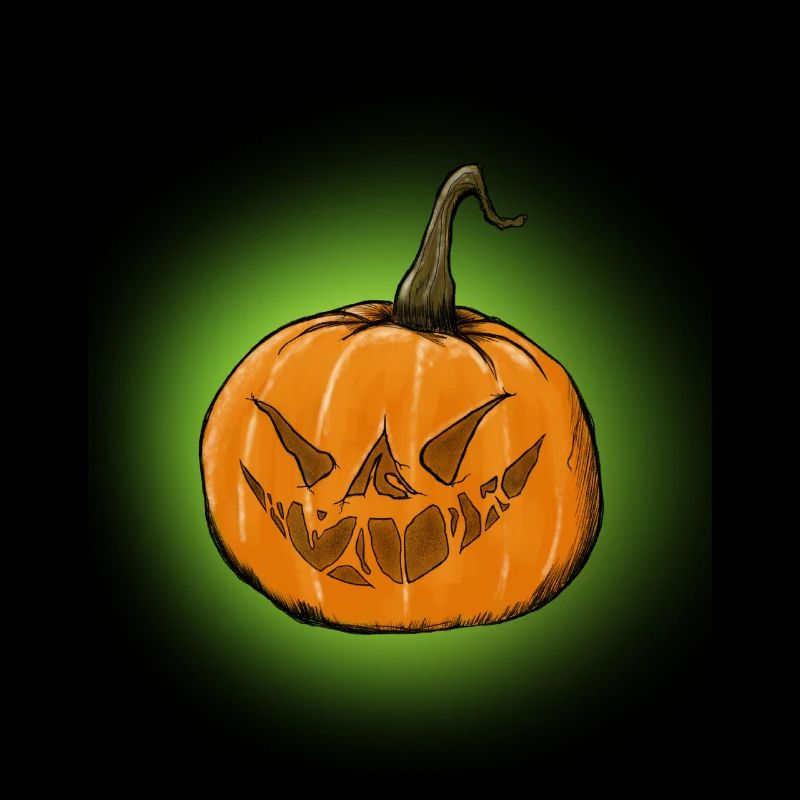 Glowing Halloween Pumpkin