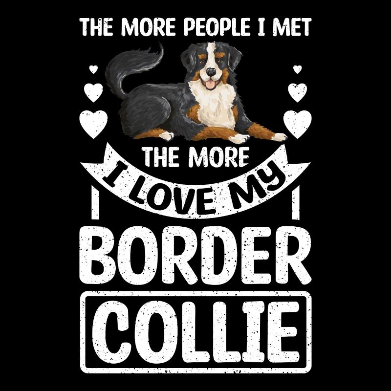 Je n’aime pas les gens J’aime mon border collie