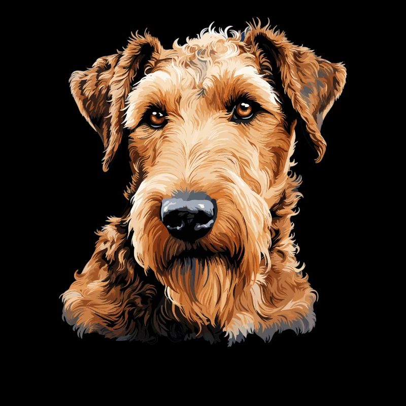 Hund Airedale Terrier