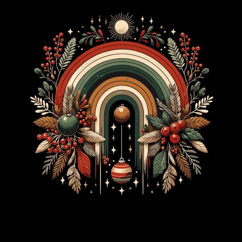Weihnachtskranz böhmischer Regenbogen Weihnachten