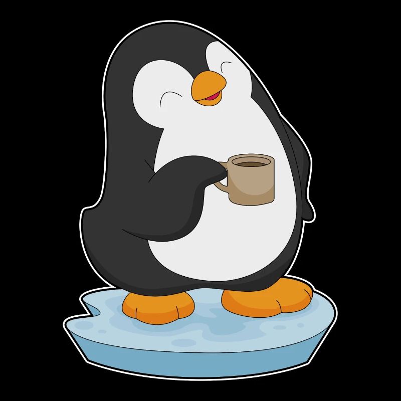 Pinguin Kaffee Tasse
