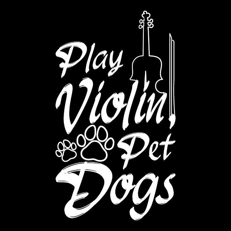 Jouer au violon pour chiens de compagnie