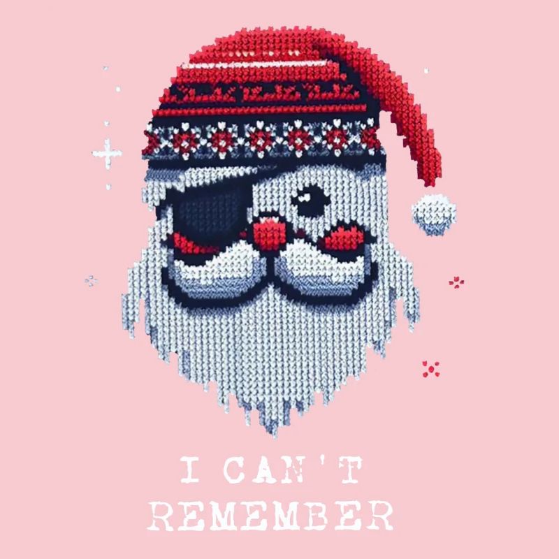 Santa Claus with Eye Patch Knitting Pattern