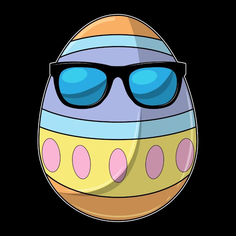 Lunettes de soleil de Pâques Easter Egg