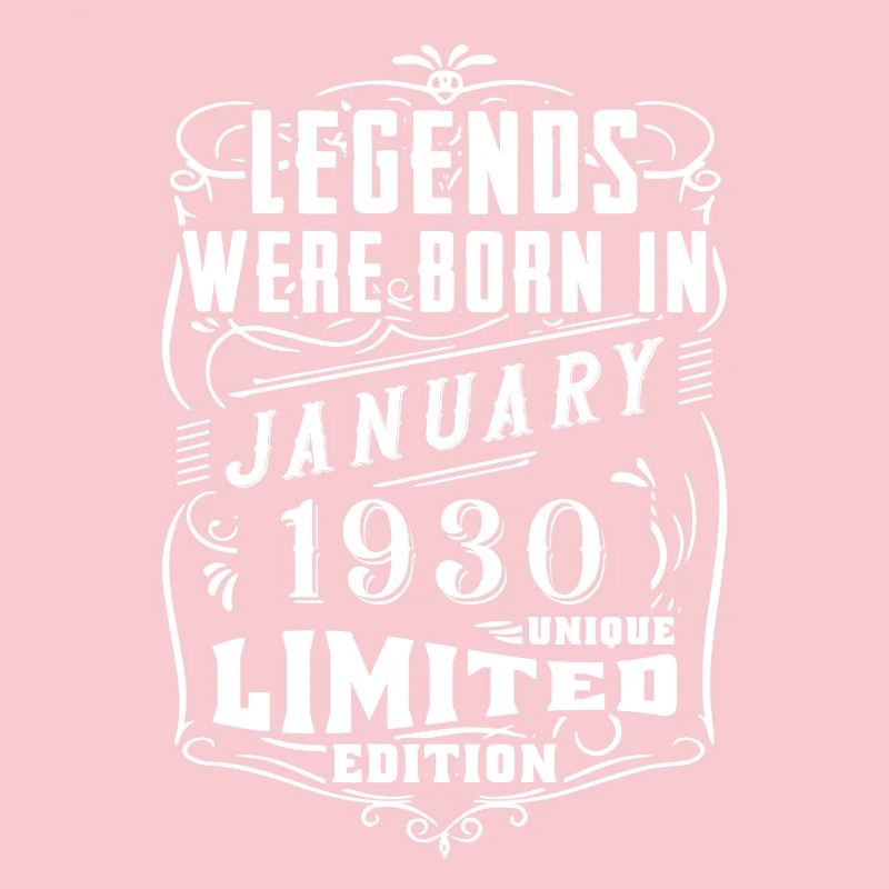 Anniversaire Janvier 1930 Année Edition Limitée