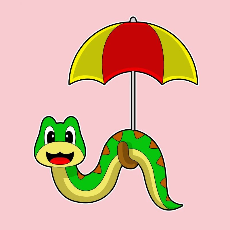 Snake Rain Umbrella