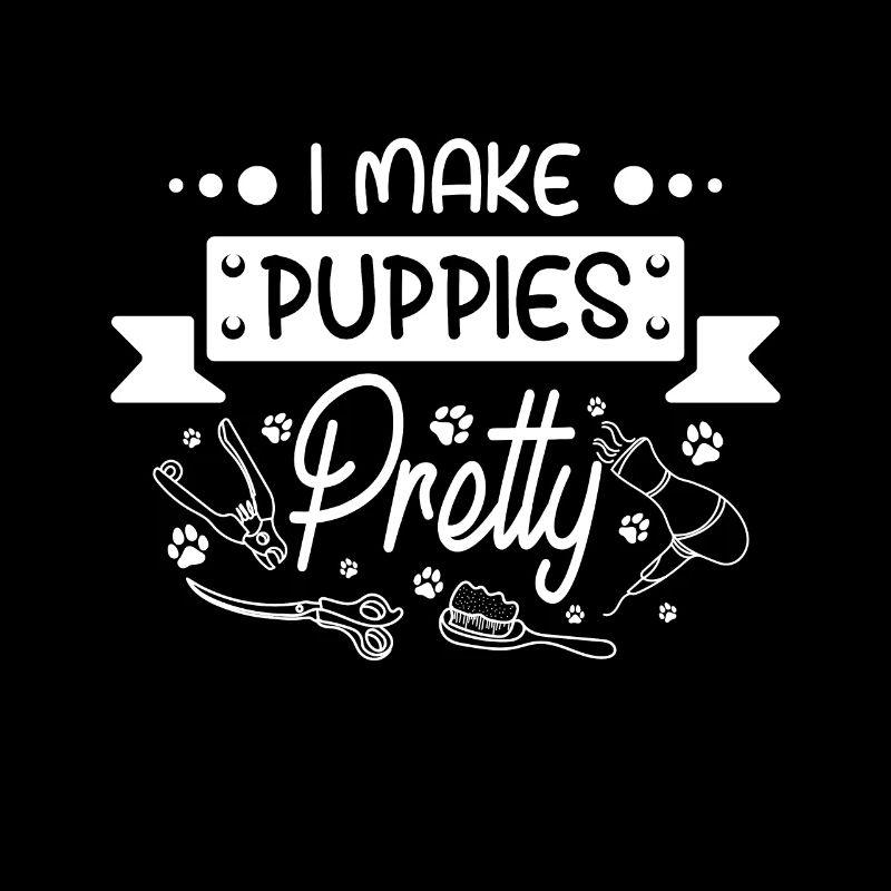 Je fais des chiots de jolis toilettages pour chiens de compagnie