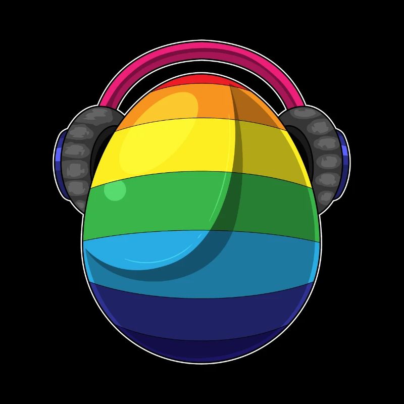 Easter Egg Easter Rainbow Music