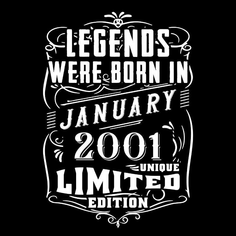 Birthday January 2001 Year Limited Edition