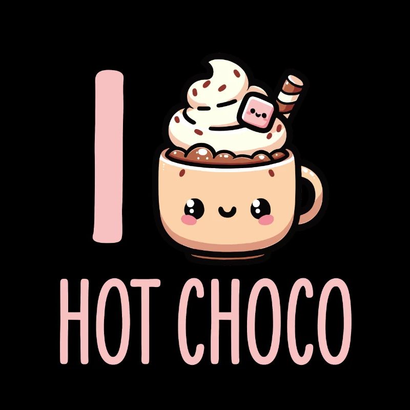 Warm and Cozy Hot Chocolate Lover Graphic Design