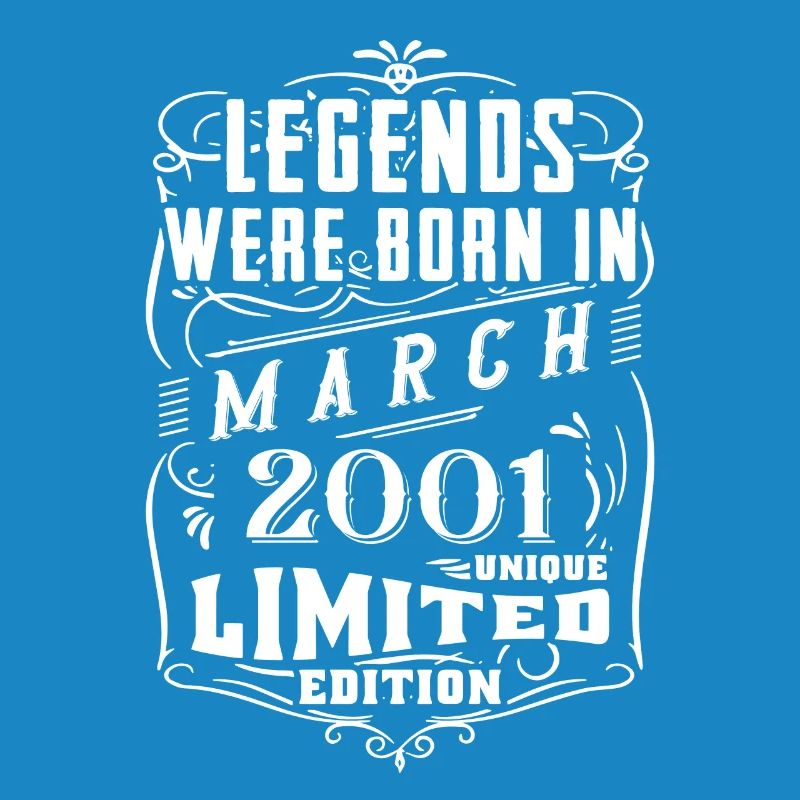 Anniversaire Mars 2001 Année Édition Limitée