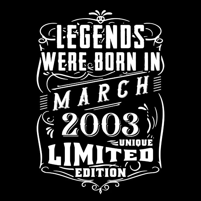 Anniversaire Mars 2003 Année Édition Limitée