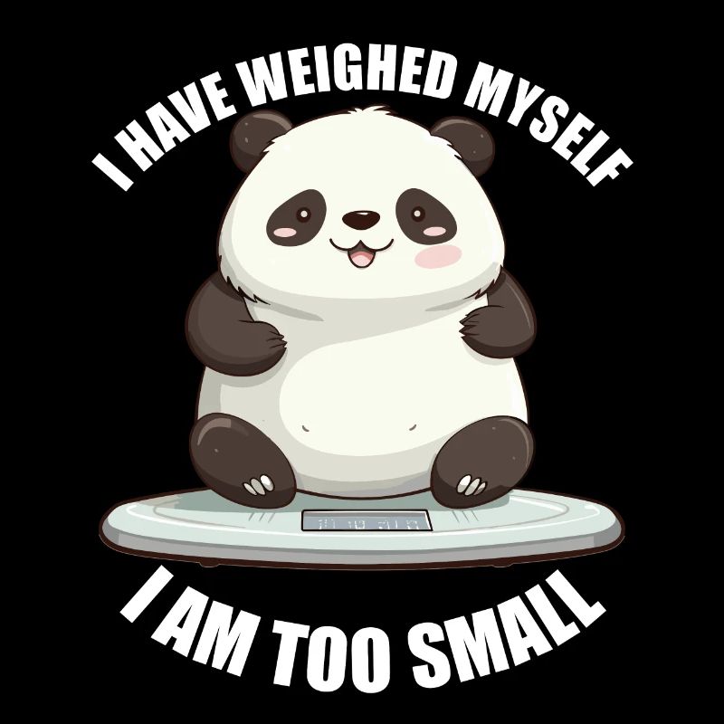 I've weighed myself too little panda