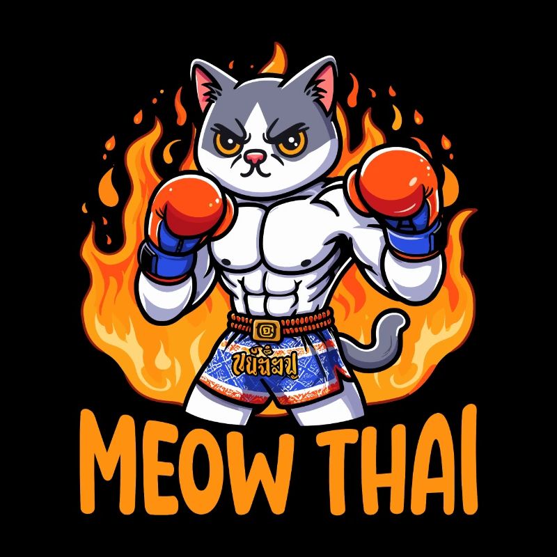 Mewo Thai Cat Funny Quote