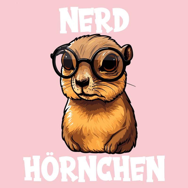 Nerdhörnchen Junge Jungen Erdhörnchen Nerdy Nerd