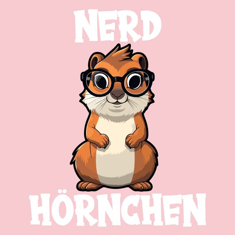 Nerdhörnchen Junge Jungen Erdhörnchen Nerdy Nerd
