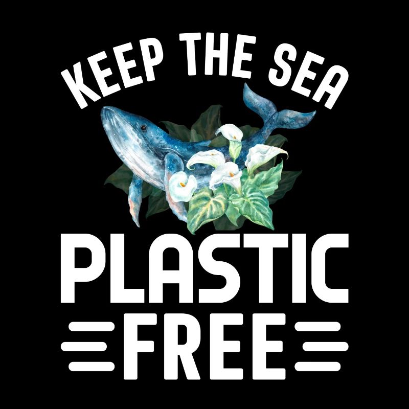 Halten Sie das Meer plastikfrei