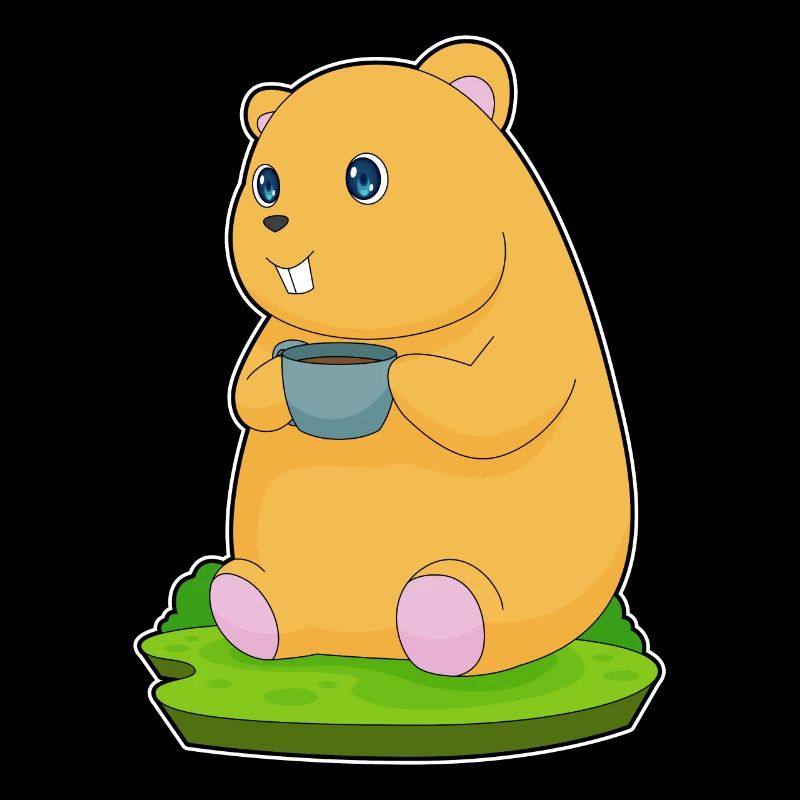 Tasse à café hamster